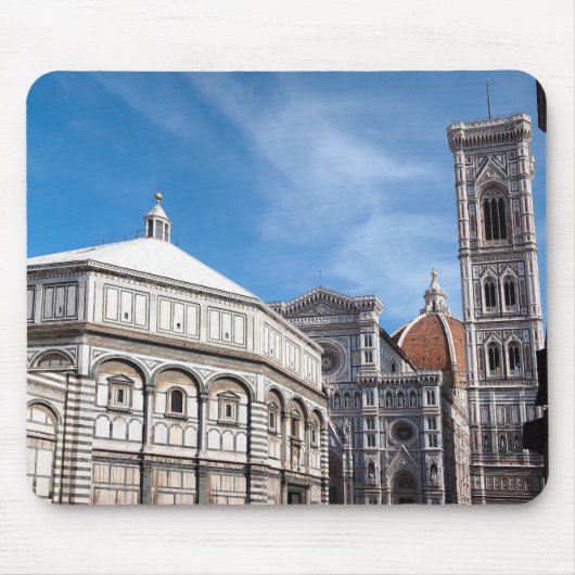 Duomo und Baptistry, Florenz mousepad (Vorne)