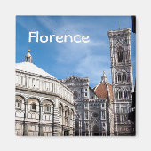 Duomo und Baptistry, Text-Magnet Florenz Magnet (Vorne)
