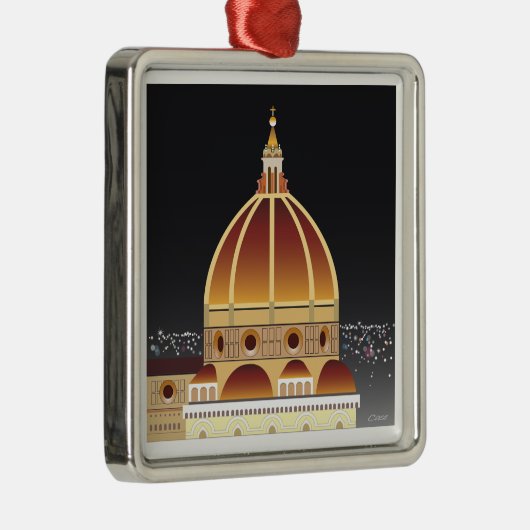 Duomoverzierung Silbernes Ornament (Rechts)