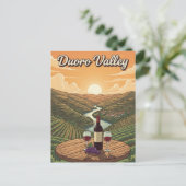 Duoro Valley Portugal Travel Postkarte (Stehend Vorderseite)