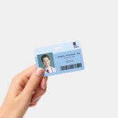 Duoton Medical Staff ID + Barcode Horizontal Ausweis (Handheld)