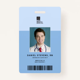 Duoton Medical Staff ID + Barcode Vertikal Ausweis