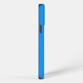 Duotone Block und Swirl Blue iPhone Hülle (Rechte Seite)