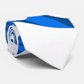 Duotone Stammes- Krawatten-Blau Krawatte (Gerollt)