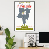 DuPage County Blumen Show Poster (Heimbüro)