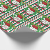 *DUPE Grand Slam Baseball Weihnachten | DIY Name Geschenkpapier (Ecke)