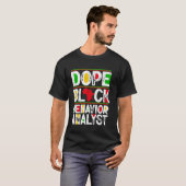 Duper schwarzer Verhaltensanalytiker T-Shirt (Vorne ganz)