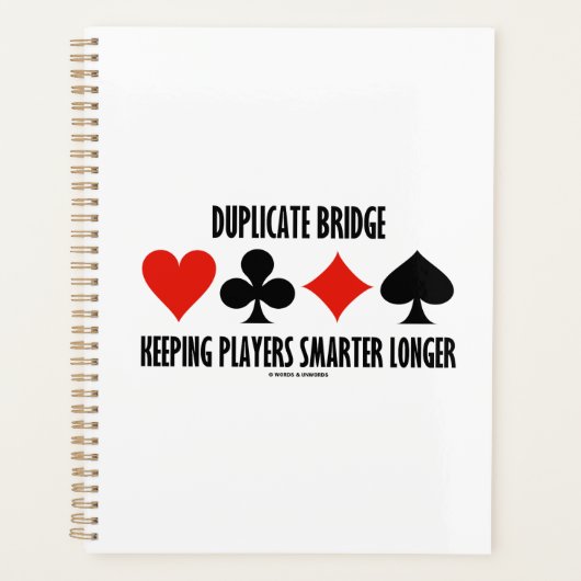 Duplikatbrücke Behaltend Spieler schlauer länger Planer (Vorderseite)