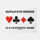 Duplikatbrücke ist ein kathartischer Game-Card-Anz Fußmatte (Vorderseite)