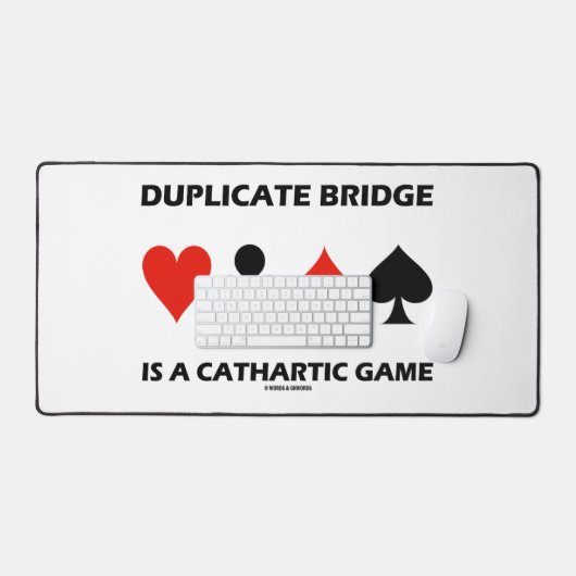 Duplikatbrücke ist ein kathartischer Game-Card-Anz Schreibtischunterlage (Tastatur & Maus)