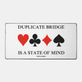 Duplikatbrücke ist ein Staat von Mind-Card-Anzügen Schreibtischunterlage (Vorderseite)