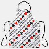 Duplikate Bridge spielen Das ultimative soziale Sp Schürze (Vorderseite)