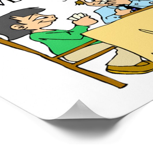 Duplikate Bridge-Witze Poster (Ecke)