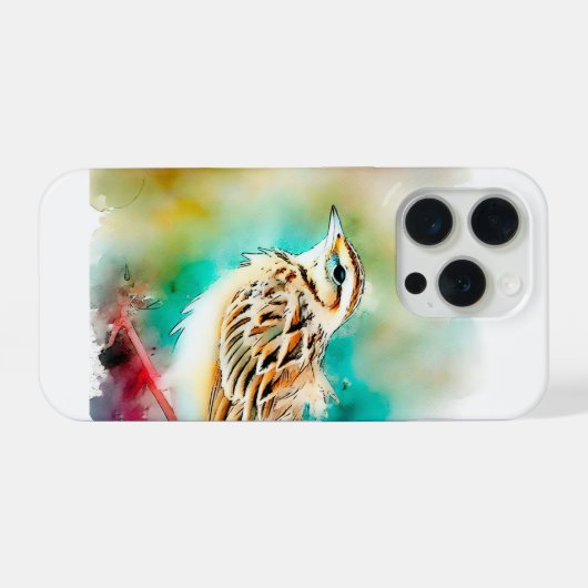 Duponts lark 131024AREF131 - Watercolor iPhone Hülle (Rückseite (Horizontal))