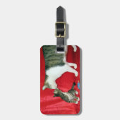 Dupree und Andy: Niedlicher Tag für Katzen Gepäckanhänger (Vorderseite vertikal)