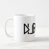 Dupstep Schwarzes Kaffeetasse (Links)
