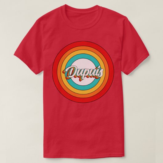 Dupuis Name Shirt Vintag Dupuis Circle (Design vorne)