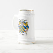 Duque Familienwappen Bierglas (Vorderseite Links)