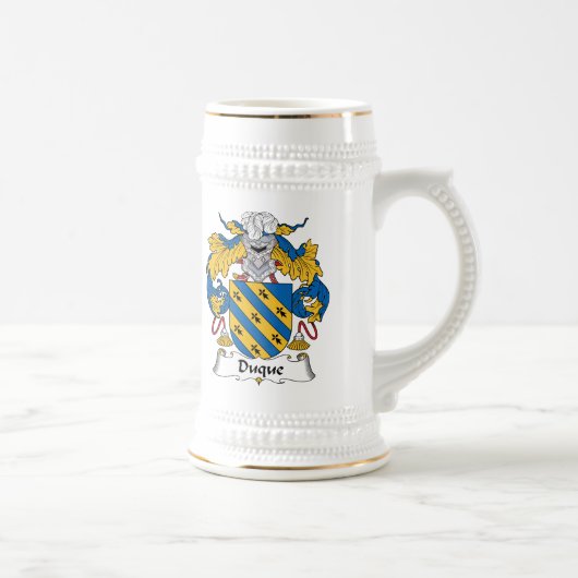 Duque Familienwappen Bierglas (Rechts)