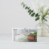 Duquesne Incline in Pittsburgh, Pennsylvania Visitenkarte (Stehend Vorderseite)