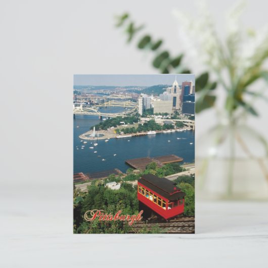 Duquesne Incline, Pittsburgh, Pennsylvania Postkarte (Stehend Vorderseite)
