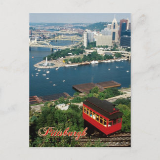 Duquesne Incline, Pittsburgh, Pennsylvania Postkarte