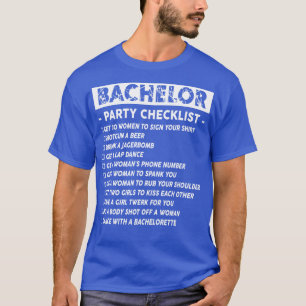 Dura Jonah Junggesellenabschied-Checkliste Getting T-Shirt