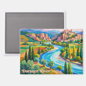 Durance Fluss Frankreich Magnet (Vorderseite/Rückseite)