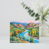 Durance Fluss Frankreich Postkarte (Stehend Vorderseite)