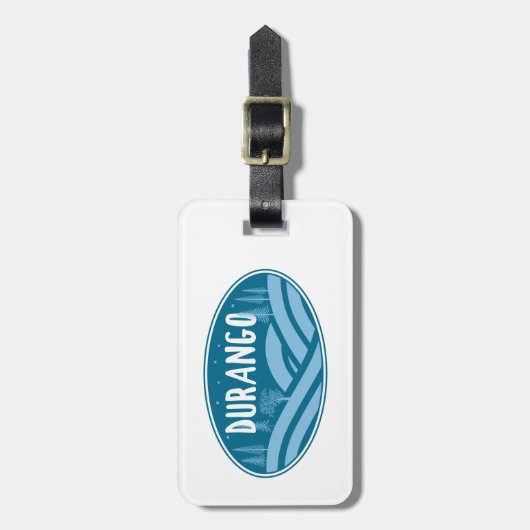 Durango Colorado Außenbereich Gepäckanhänger (Vorderseite vertikal)