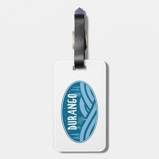 Durango Colorado Außenbereich Gepäckanhänger (Rückseite vertikal)