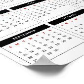 Durango Colorado Bergzug 2026 Kalender Poster (Ecke)