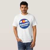 Durango Colorado Fahnensprenghemd T-Shirt (Vorne ganz)