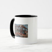 Durango, Colorado - Große Buchstabenszenen Tasse (Vorderseite Links)