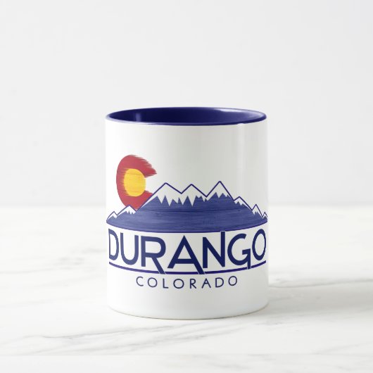 Durango Colorado Holzmountains Tasse (Zentrum)