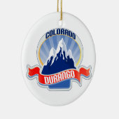 Durango Colorado Keramik Ornament (Rechts)