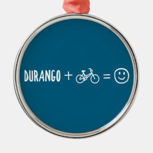 Durango Colorado Plus Bikes Macht Dich Glücklich Ornament Aus Metall
