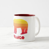 Durango Colorado Rainbow Bear Zweifarbige Tasse (VorderseiteRechts)