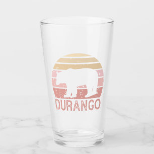 Durango Colorado Retro Bear Glas
