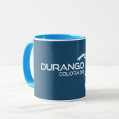 Durango Colorado Snowboarder Tasse (Vorderseite Links)