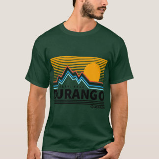 Durango Colorado Vintag Retro Adventure Snowboard T-Shirt
