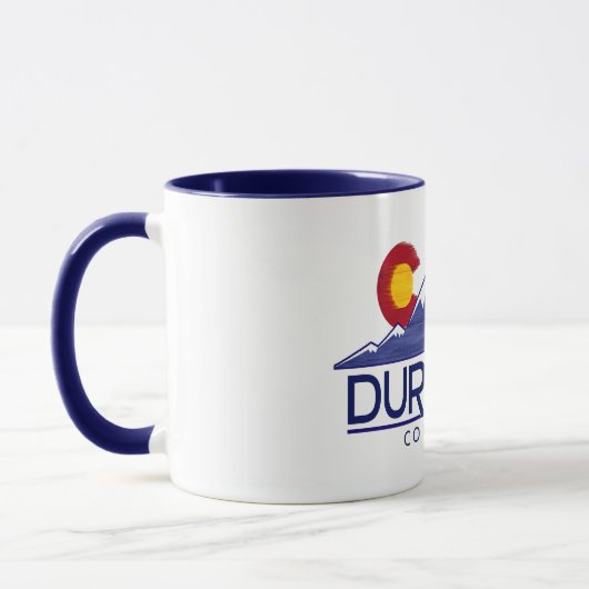 Durango Colorado wood mountains mug Tasse (Links)