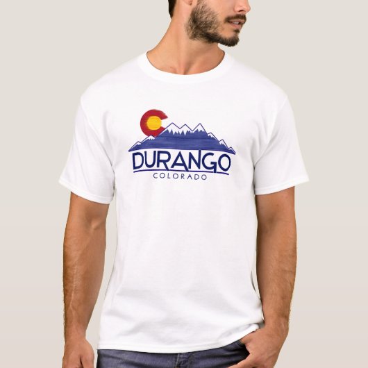 Durango Colorado wood mountains shirt (Vorderseite)