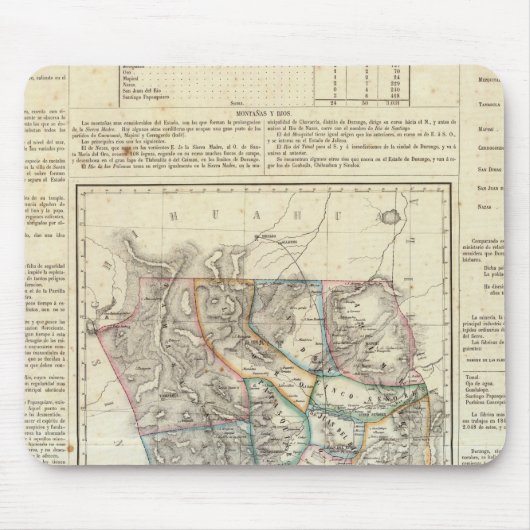 Durango, Mexiko Mousepad (Vorne)