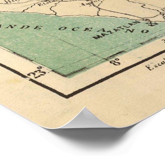 Durango, Mexiko Poster (Ecke)