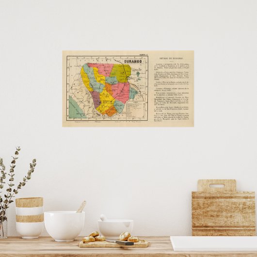 Durango, Mexiko Poster (Küche)