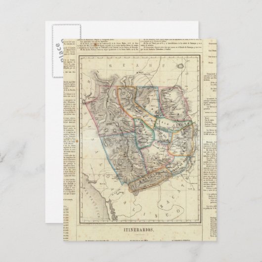 Durango, Mexiko Postkarte (Vorne/Hinten)