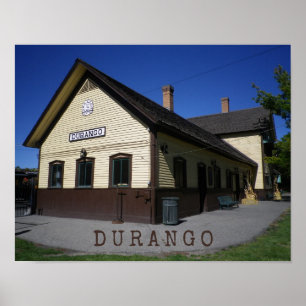 Durango & Silverton Bahnhof Durango Colorado Poster