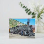 Durango & Silverton Dampflokomotive 480 Postkarte (Stehend Vorderseite)