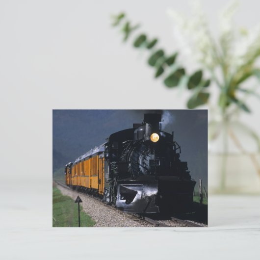 Durango & Silverton Dampfzug Postkarte (Stehend Vorderseite)